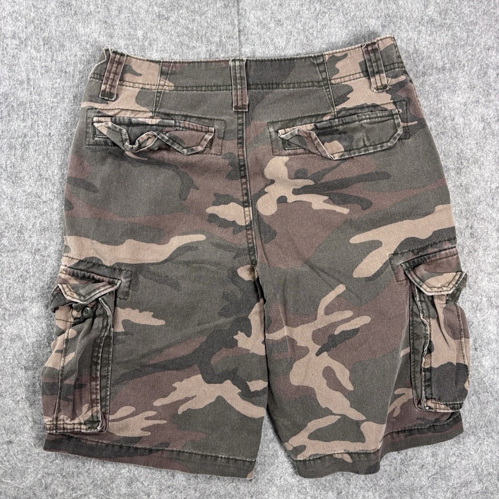 Gap Shorts Mens 30 Green Camo Cargo Army Utility Summer Casual Skate Punk - Picture 2 of 6